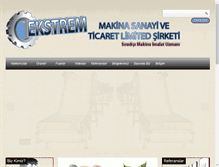 Tablet Screenshot of ekstremmakina.com